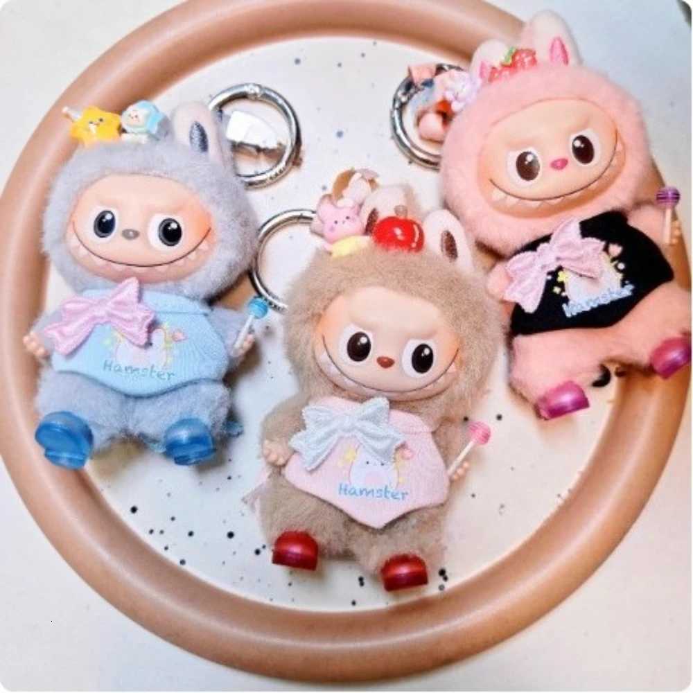 For 105cm Labubu 40mini Clothes Sexy and Cute Bellybandsoverallsmilk Winter Clothes Doll Scarves Accessories Christmas GiftsT251018