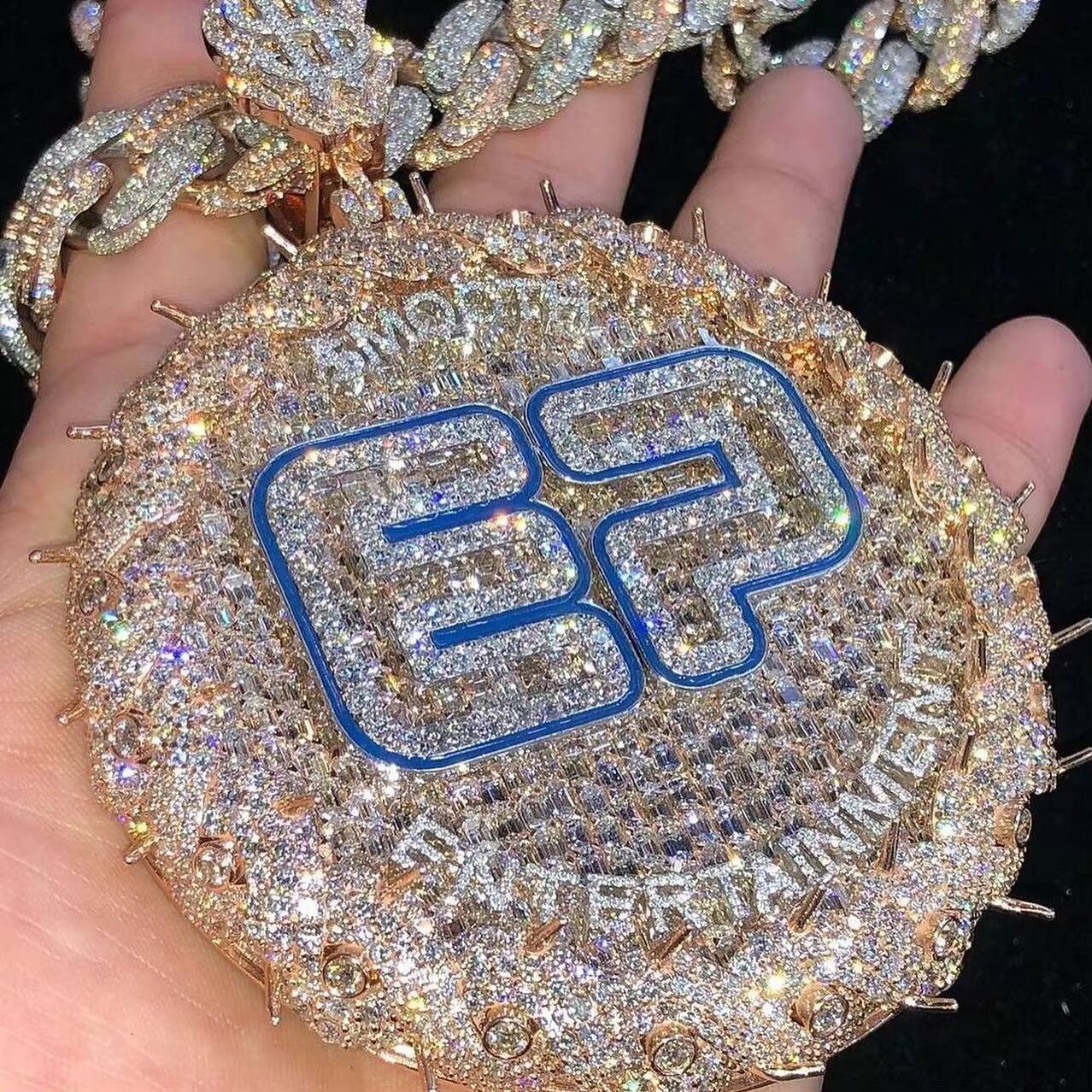 Factory Price Good Quality Hip Hop Pendant Moissanite Custom Pendant Iced Out Pendant Custom Jewelry