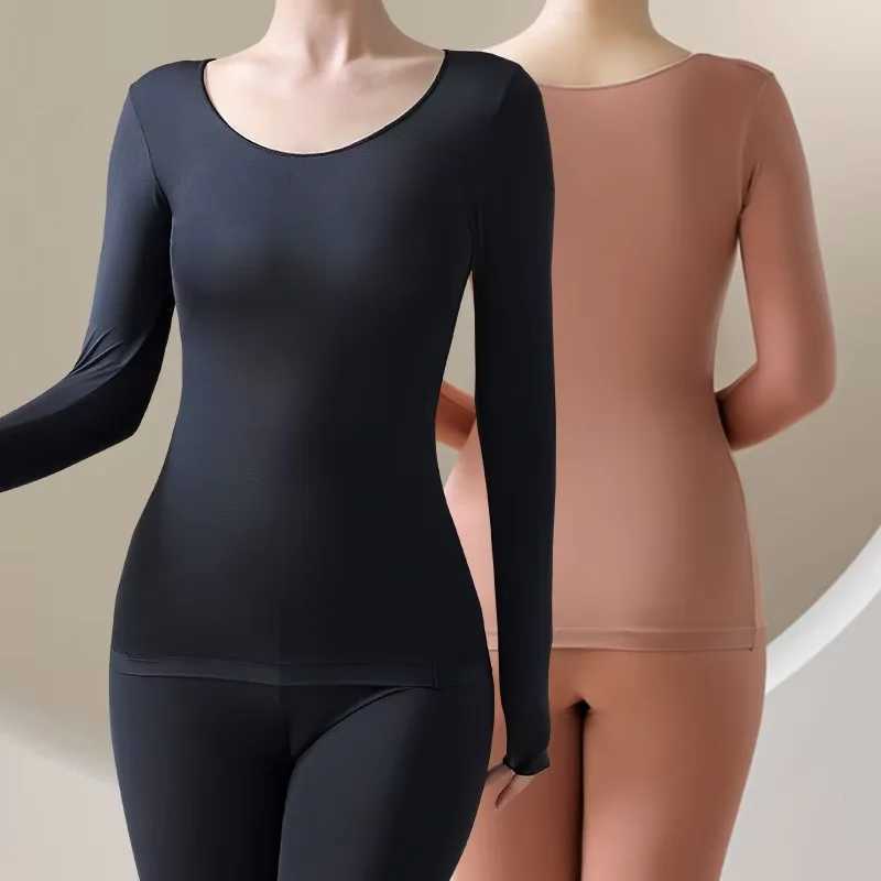 Ultra Thin Seamless Thermal Underwear Women Winter Warm Long Johns Set Thermo Lingerie Thermal Clothing Bottoming Lingerie Suit T251018