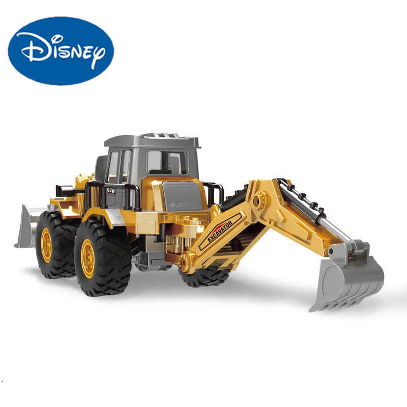 Disney Engineering Diecast Inertial Driving Toys for Boys Alloy Tractor Excavator Bulldozer Kids Truck Children Vehicle Model Gift H251018