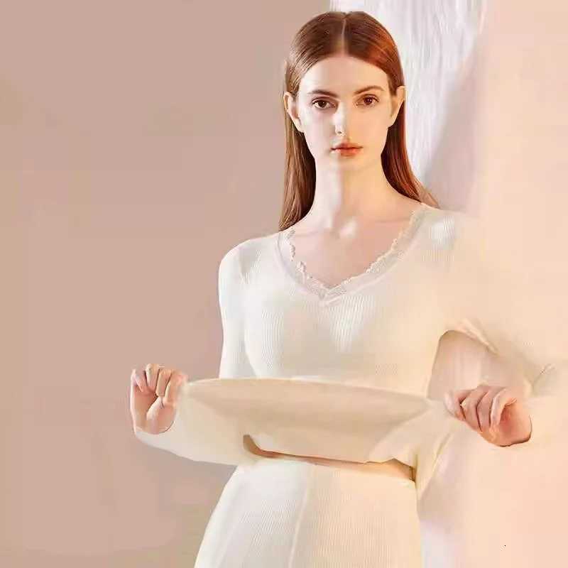 Womens Thermal Underwear Autumn Winter Bottoming Shirt Longsleeved Tshirt Thin Thermal Top Second Womens Thermal Skin T251018