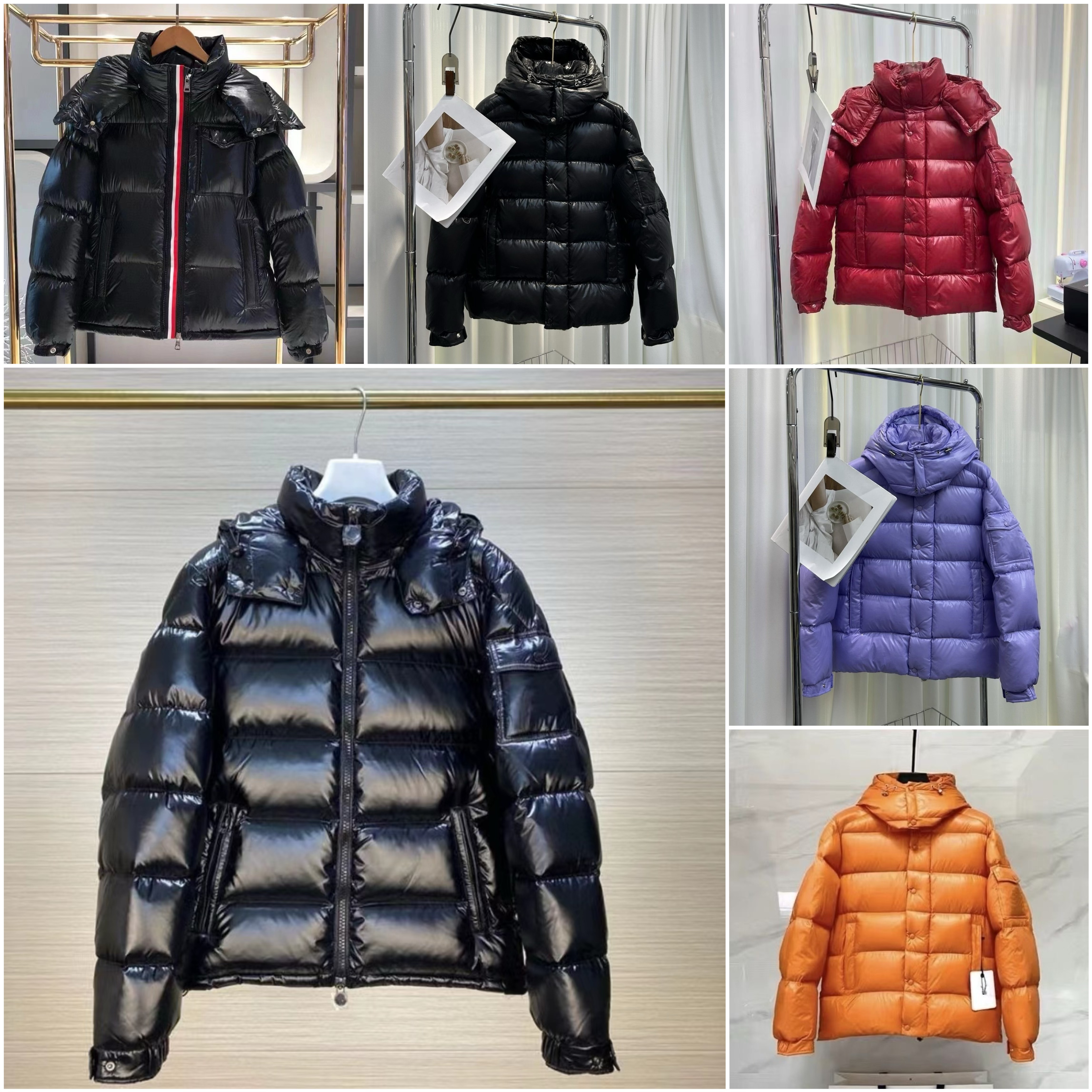 Designer Jackets Men Puffer Jacket Winter Jacket man Coats puffer leather zipper Windbreakers Coat Thick warm hooded NFC Scan Outwear parkas desinger clothes men