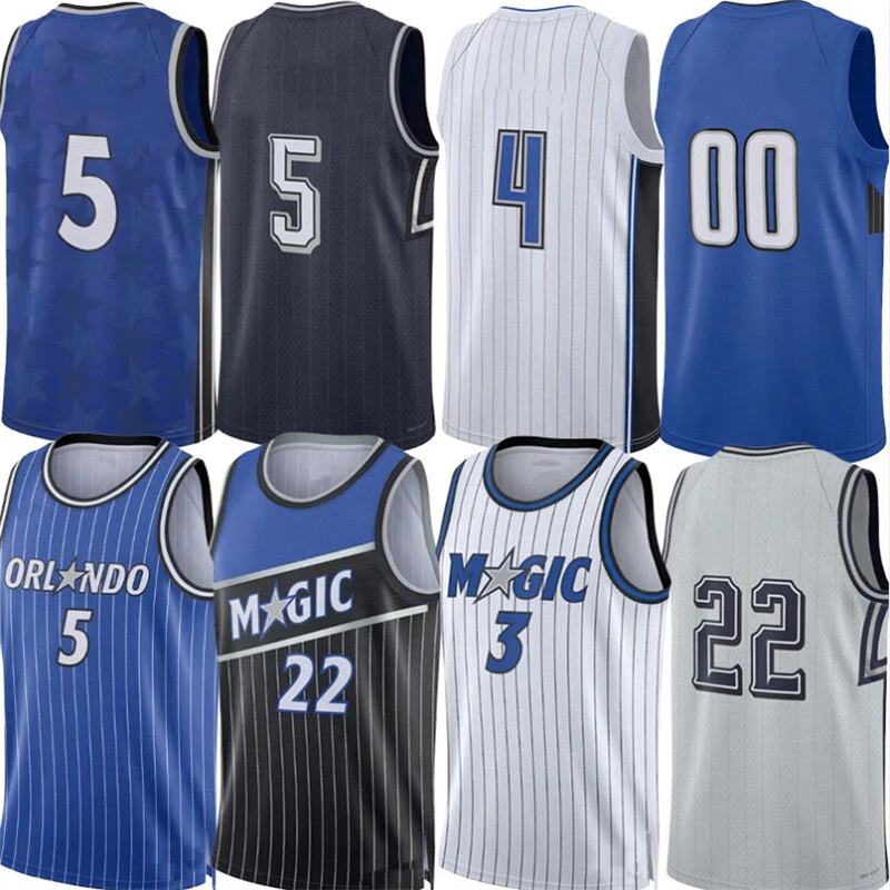 25 26 ORL Magics Basketball Jerseys Paolo Banchero Franz Wagner Desmond Bane Jalen Suggs Jonathan Isaac Goga Bitadze Wendell Carter Tristan da Silva City Jersey