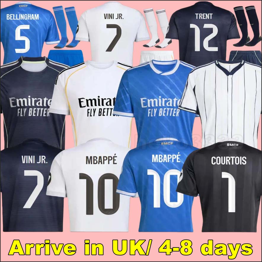 2025 2026 soccer jerseys 24 25 26 Real 4Th MadriDS football shirt Mbappe MODRIC VALVERDE camiseta men kids uniforms VINI JR BELLINGHAM ARDA GULER TRENT HUIJSEN 555