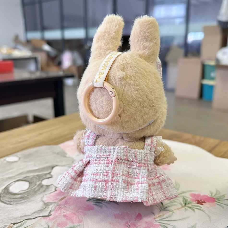 Suitable for 1517cm labubu V1 V2 pink noble princess dress heartshaped clothes decoration accessories birthday giftsT251018