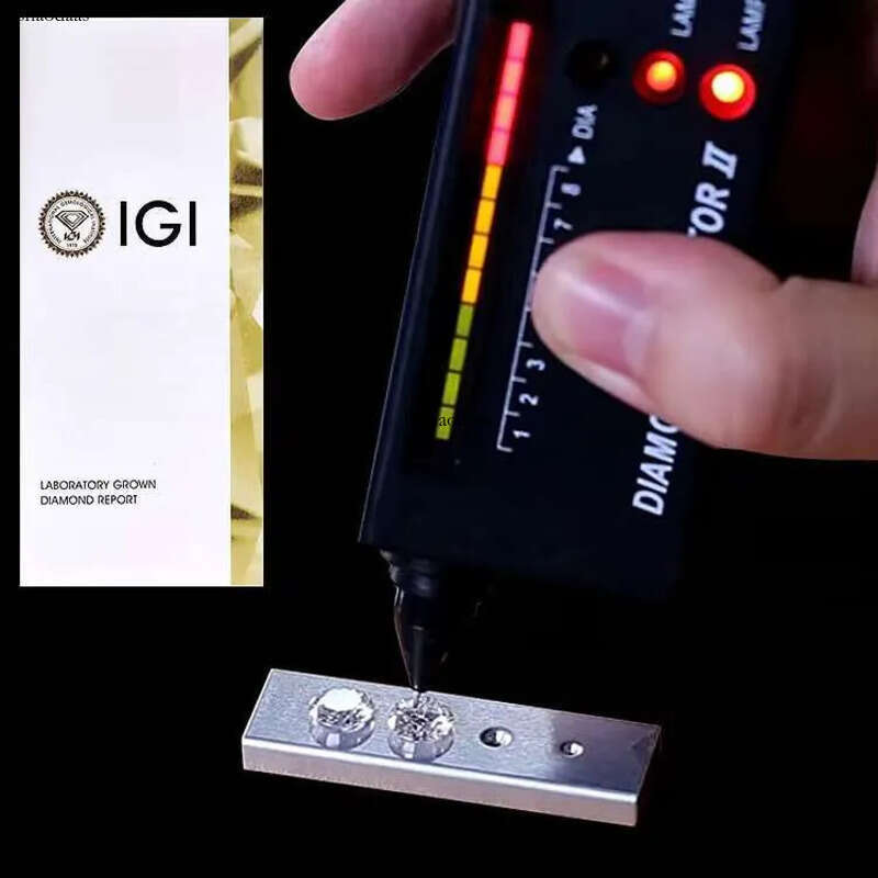 IGI 3.21 Ct VS1 Lab Grown White Radiant Emerald Shape round Engagement Rings for Jewelry Making Loose Dias