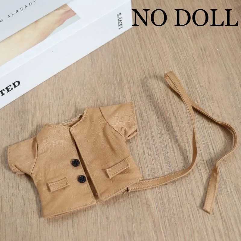 Labubu doll coat 17cm highquality autumn and winter clothes doublebreasted jacket doll retro fashion ClothesT251018