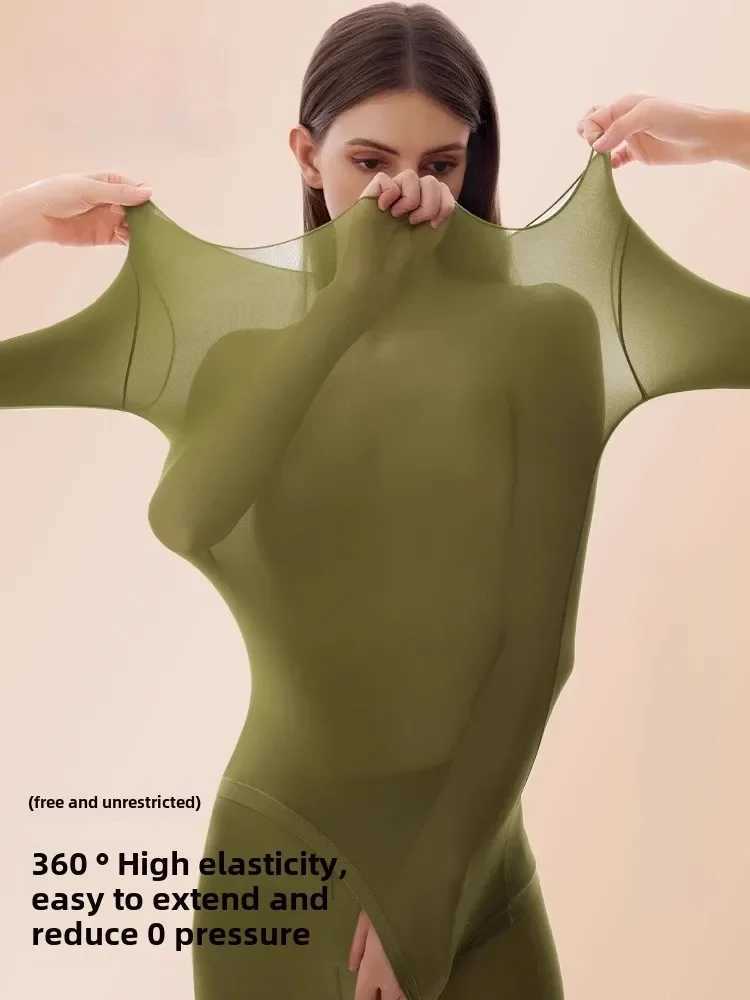 Warm Underwear Womens Suit Ultrathin Skin Care Clothes Bottoming Coat Non Marking Facial Mask Muscle Bottom Coat T251018