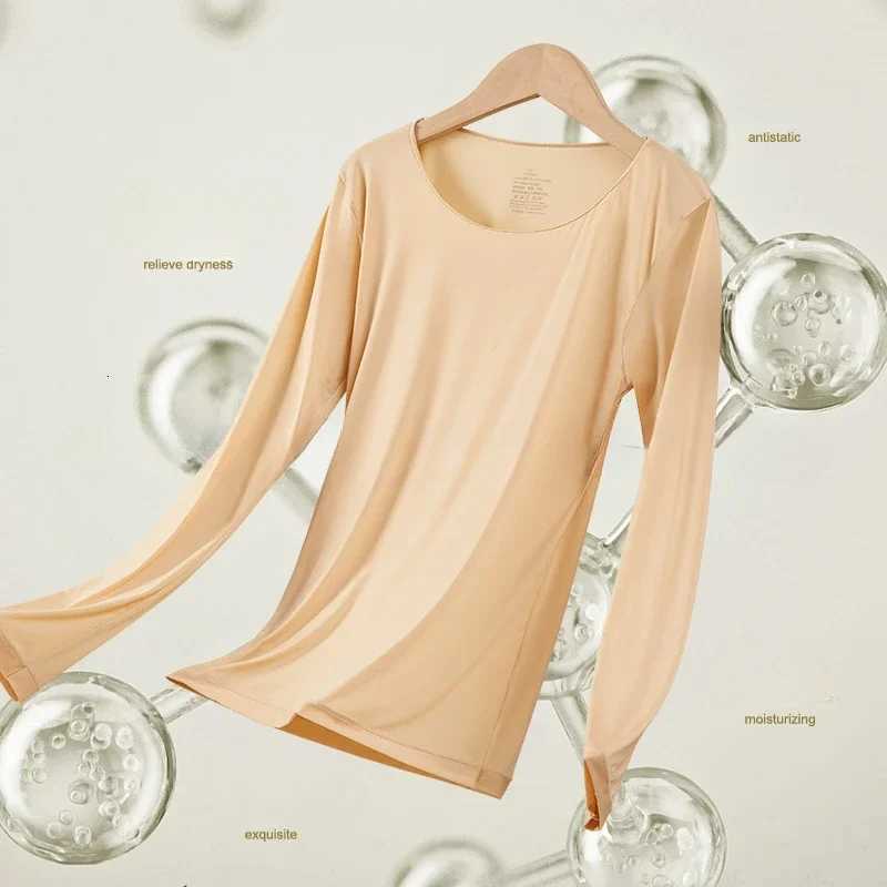 Thin Women Warm Thermal Underwear Tops Pants Acrylic Long Sleeve Autumn Female Seamless Underwear Elastic Tights Clothes Winter T251018