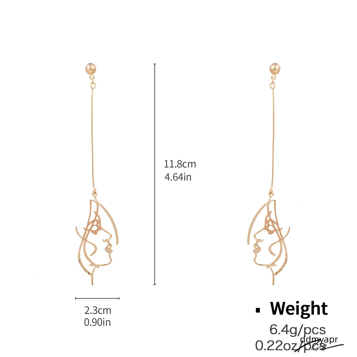 ddmyApr Stylish Hoop Earrings: European & American Design, Geometric Copper Earrings With Zircon Inlay