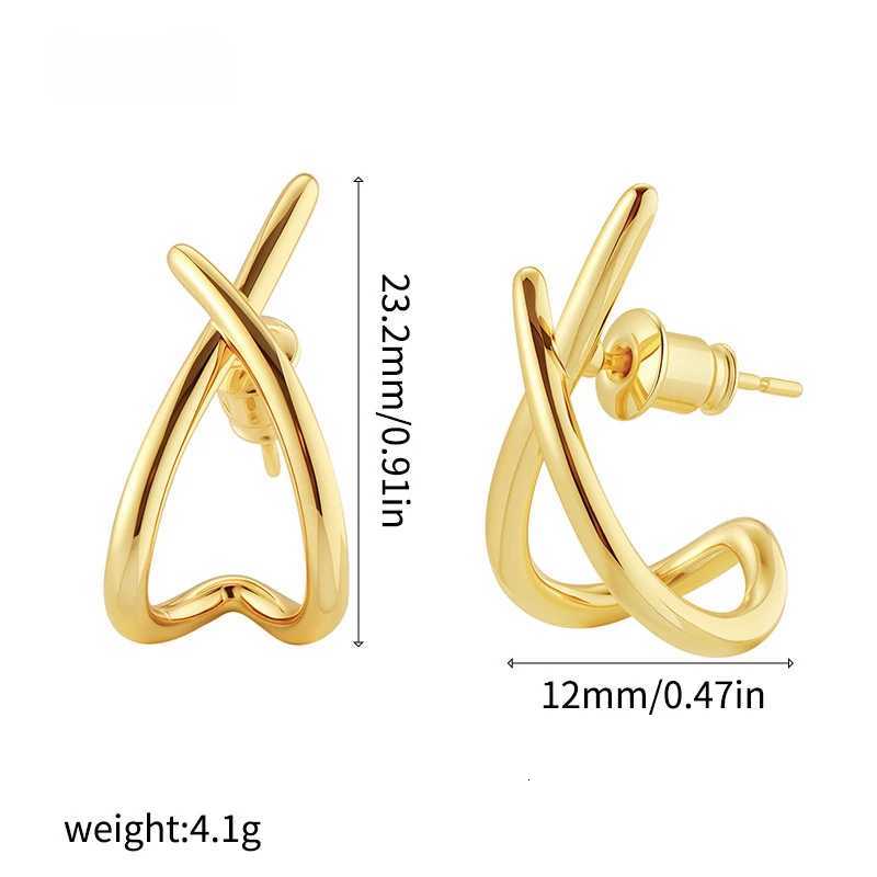 Stainless Steel Cross Stud Earrings for Women Girls Trendy Dainty Simple Minimalist Accessories Party Fashion Jewelry Gifts Y251018