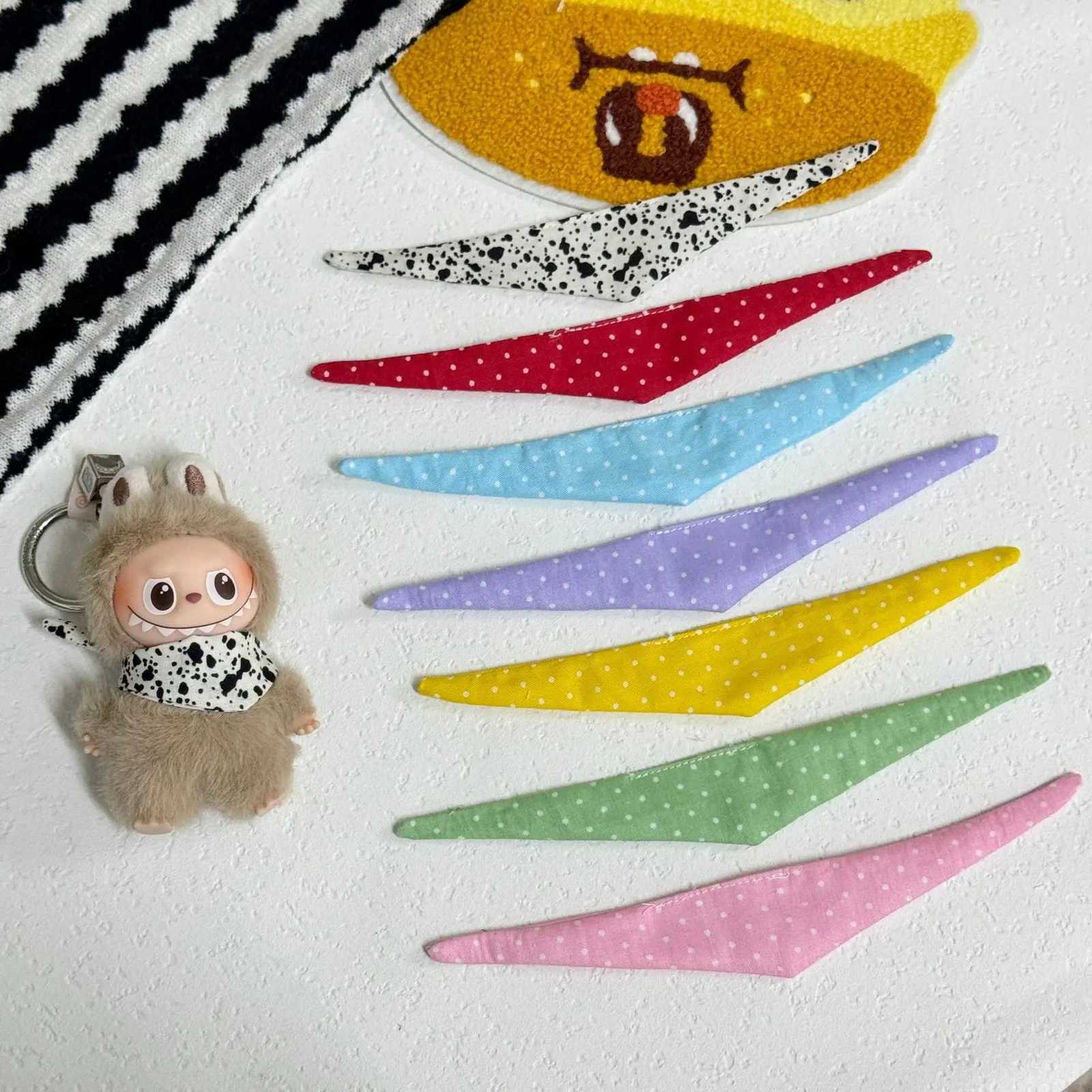 For 105cm Labubu 40 Mini Doll Baseball Outfit Set Bib Ball Hat Triangle Drool Cloth Sporty Cute Ropa Labubu Doll AccessoriesT251018