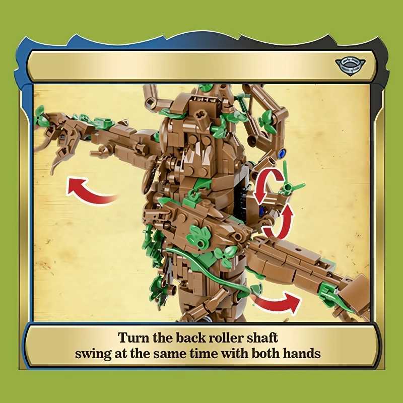 918PCS MOC Movie Expert Rings Dark Lord Building Block Set Magic World Lord Robot Assemble Model Bricks Toys Adult Kids Boy Gift M251018