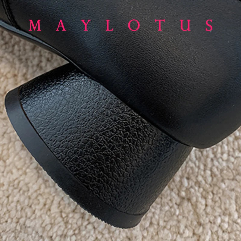 Split Toe 3cm Heel Tabi Shoes Slip On Leather Comfy Soft Bottom solid Ladies Moccasins with Bowknot 251011