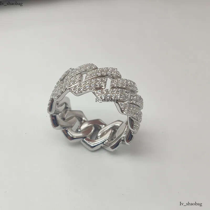 RTS Wholesale Price Fine Jewelry High Quality VVS Moissanite Sier Ring for woman and man pass dia test