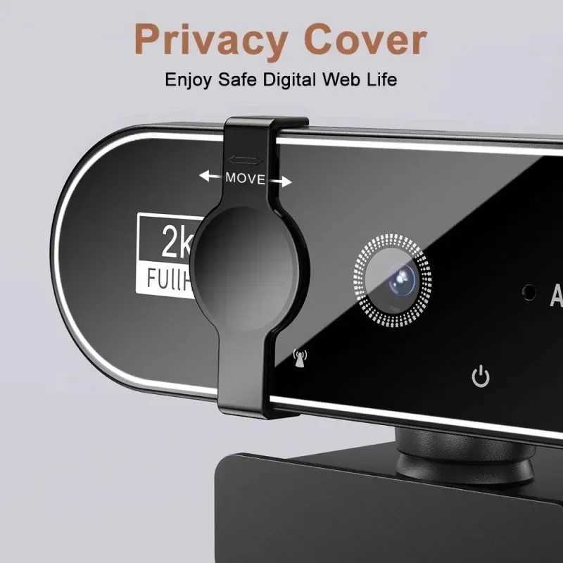 4K 2K 1080P Autofocus Webcam Full HD Camera Web Cam for Laptop PC Windows IOS With Microphone Video Calling Gamer Live Show X251018
