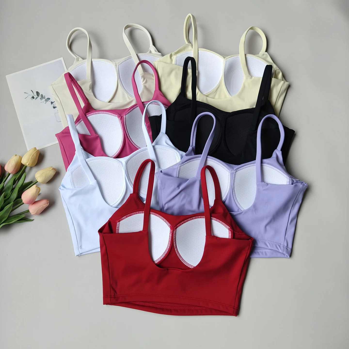 Breathable Sports Bra for Women Fitness Top Push Up Sport Bra Fixed Pad Yoga Underwear Sport Tops Running Vest Gym Wear 251018
