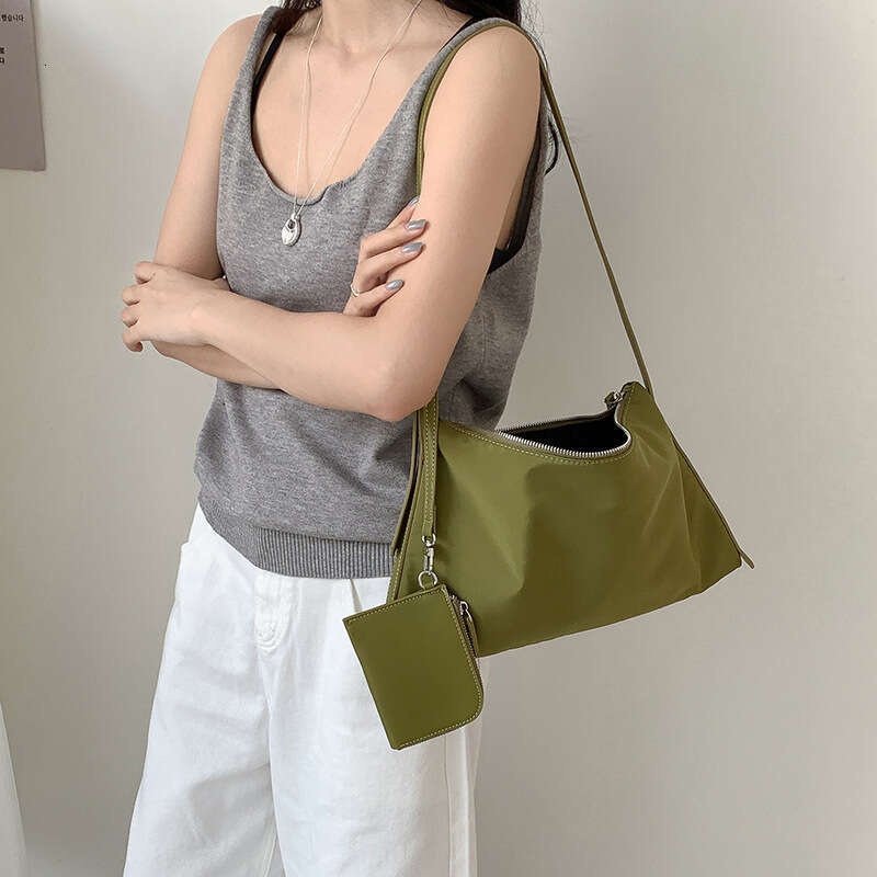Japanese And Korean New Summer Women's Casual Versatile Nylon Shoulder Underarm Niche Design Fashion Trend Mother-Daughter Bag B5