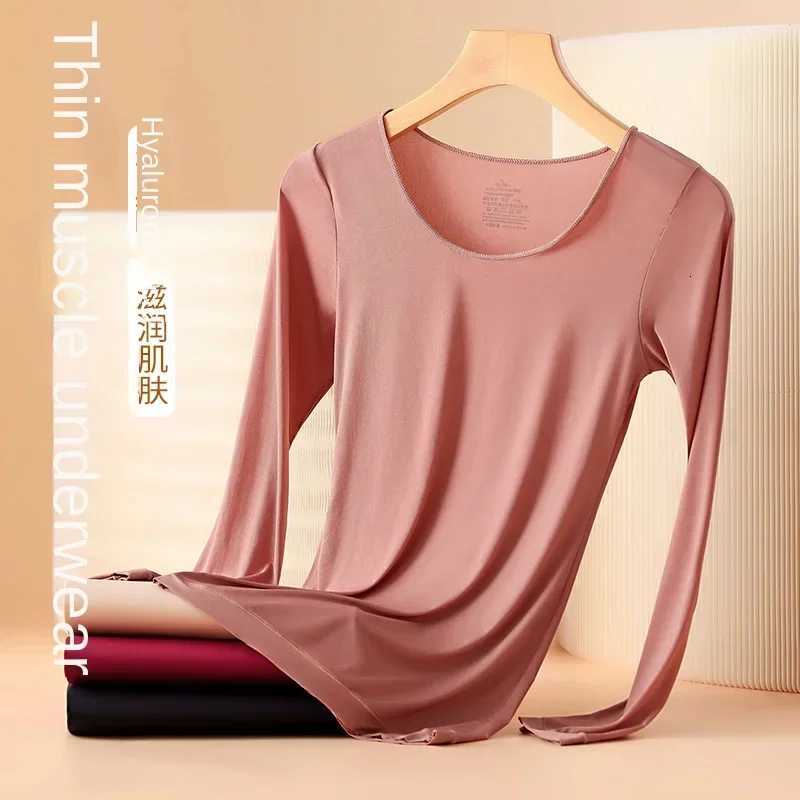 Womens Thermal Underwear Autumn Winter Bottoming Shirt Longsleeved Tshirt Thin Thermal Top Second Womens Thermal Skin LXL T251018