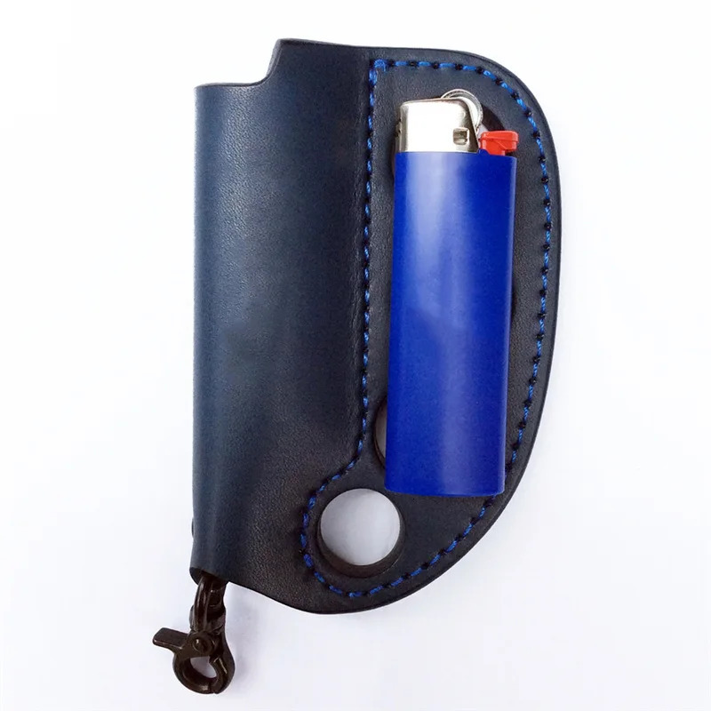 Outdoor Camping Selfdefense Lighter Storage PU Leather Case Portable Multipurpose Fighting Keychain gifts 251018 - view 6