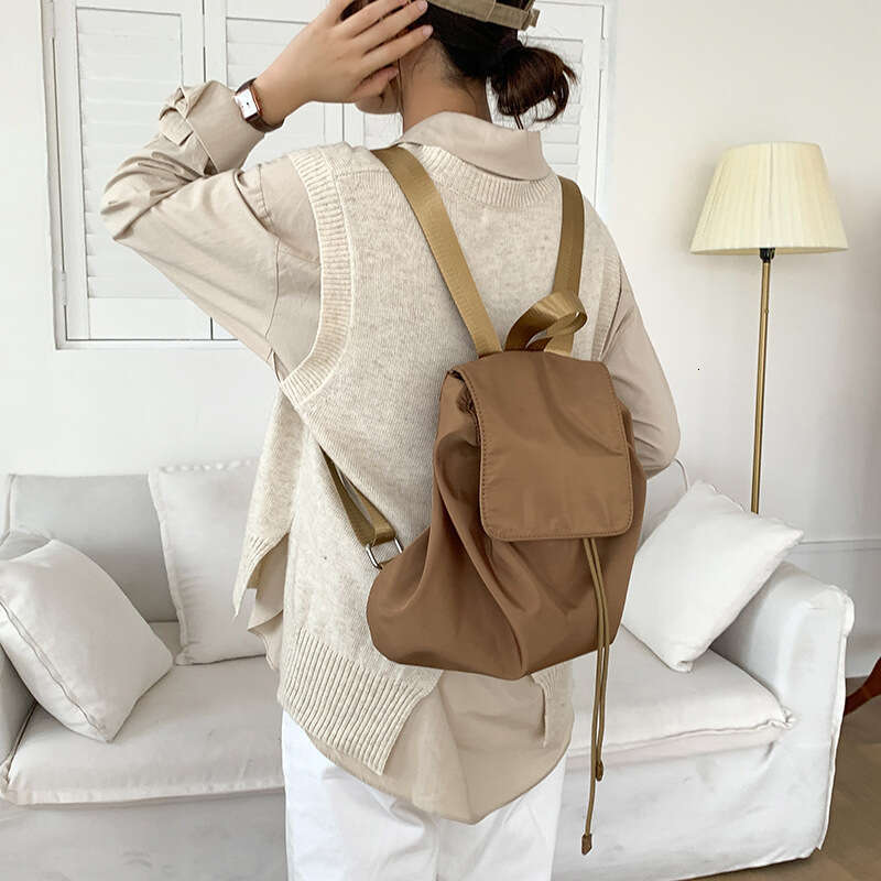 Large Capacity Nylon Versatile Daily Commute School Bag Lightweight Autumn New Simple Student Backpack B5