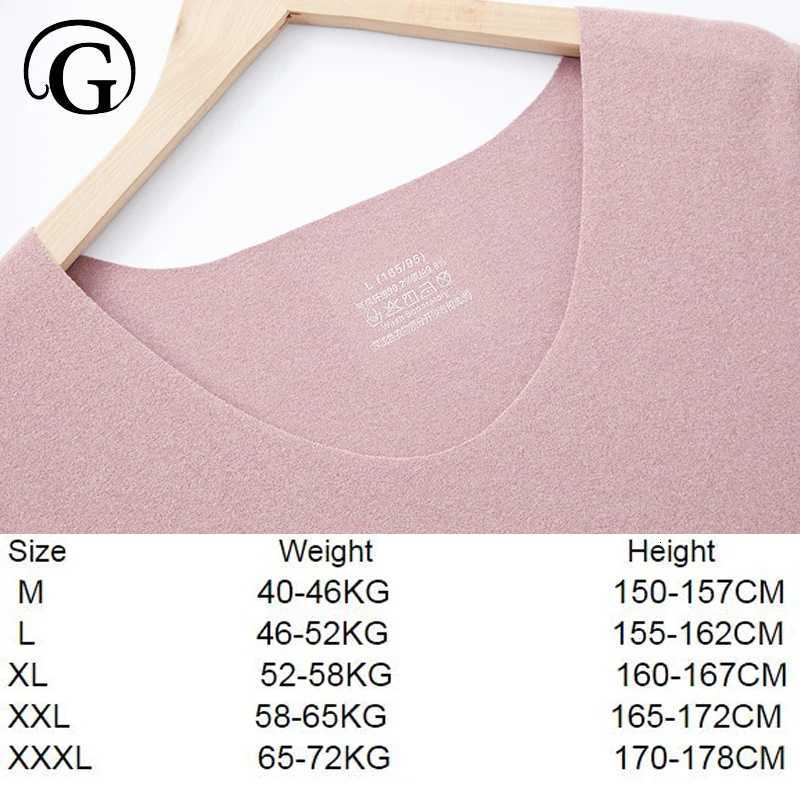Winter Thermal Underwear Long Johns Set Sleeves Tops Mid Waist Buttoms Warm Body Panties Thick Seamless Cotton Clothes T251018