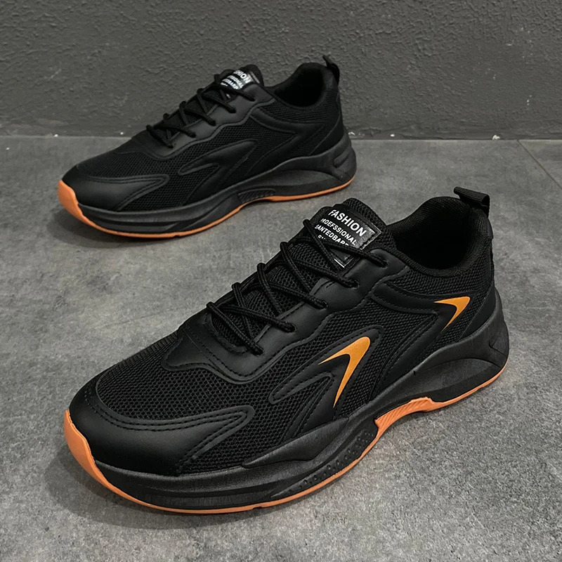 Fashion Breathable Running Sneakers Mesh Men Casual Shoes Comfortable Men Sports Shoes Lightweight Soft Antislip Walking Shoes 251013