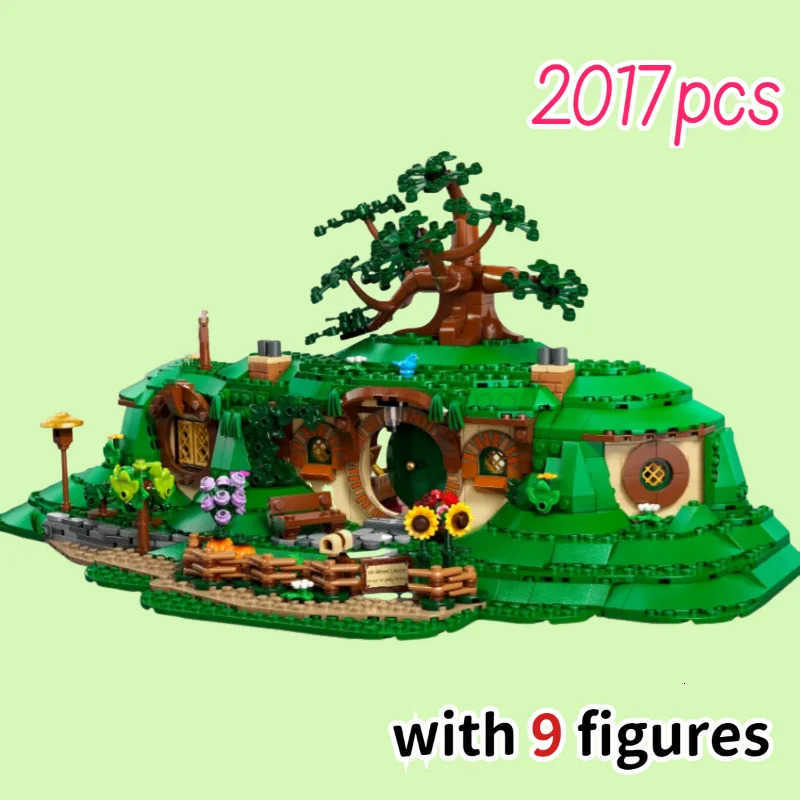 Christmas Promotionl 2017Pcs 10354 Shire Model Building Block Set Expert Streetview Architecture Ideas Assembly Toys For Kids T251018