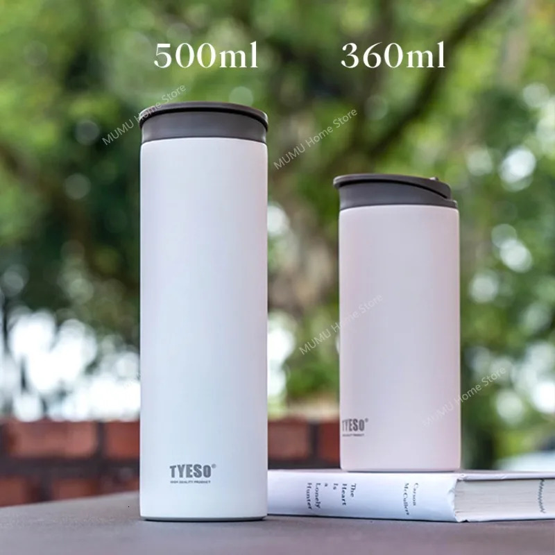 Tyeso 360500ML Stainless Steel Insulated Keeps Cold and Heat Thermal Mug Travel Coffee Cup LeakProof Vacuum Flasks 251017 W260226