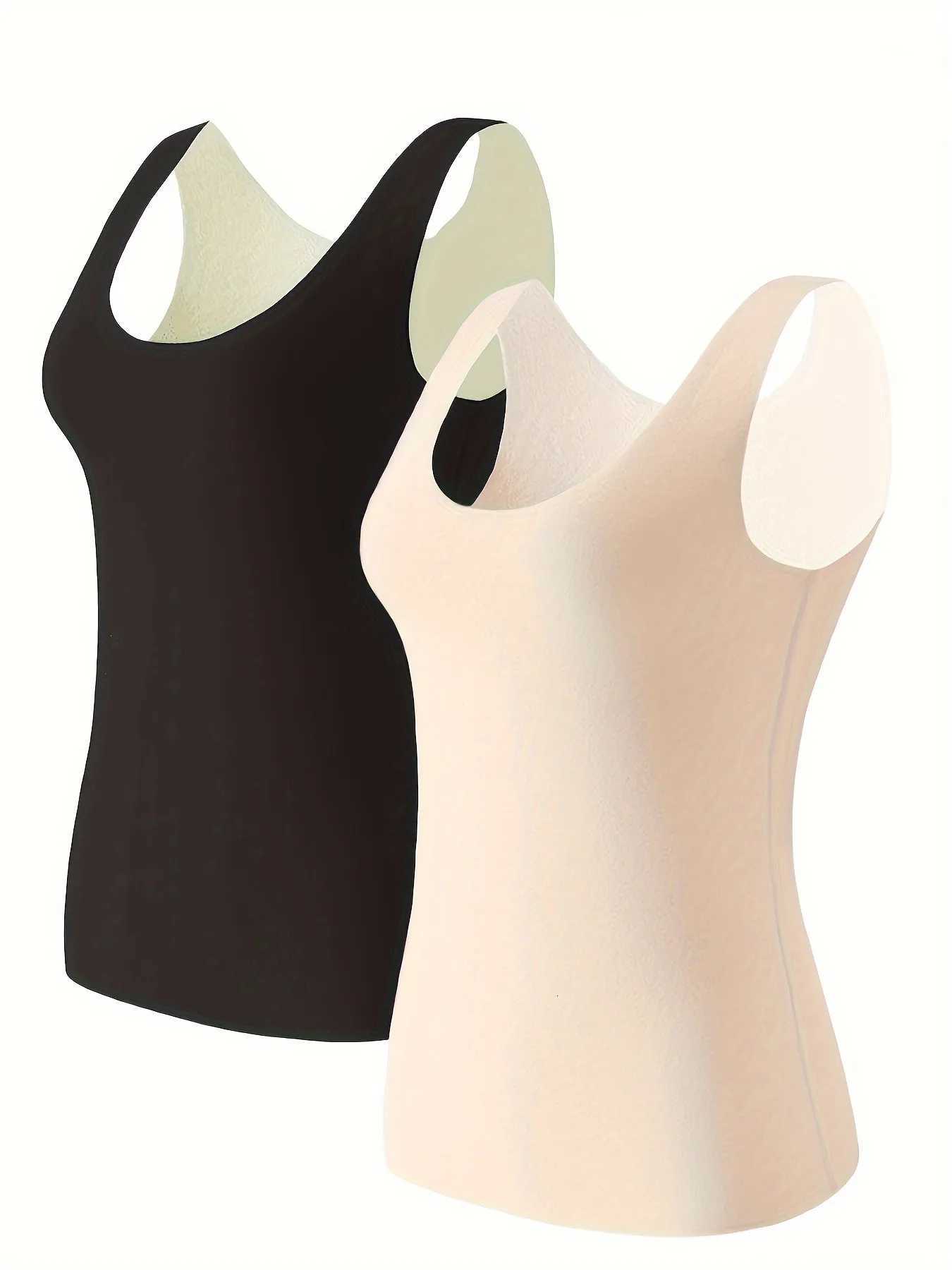 Seamless warm vest for women simple and versatile warm underwear slim fit base shirt warm vest T251018