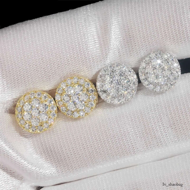 Madonna Fashion Dia Jewelry vvs Moissanite Sterg Sliver Women GRA Certificate Earrings