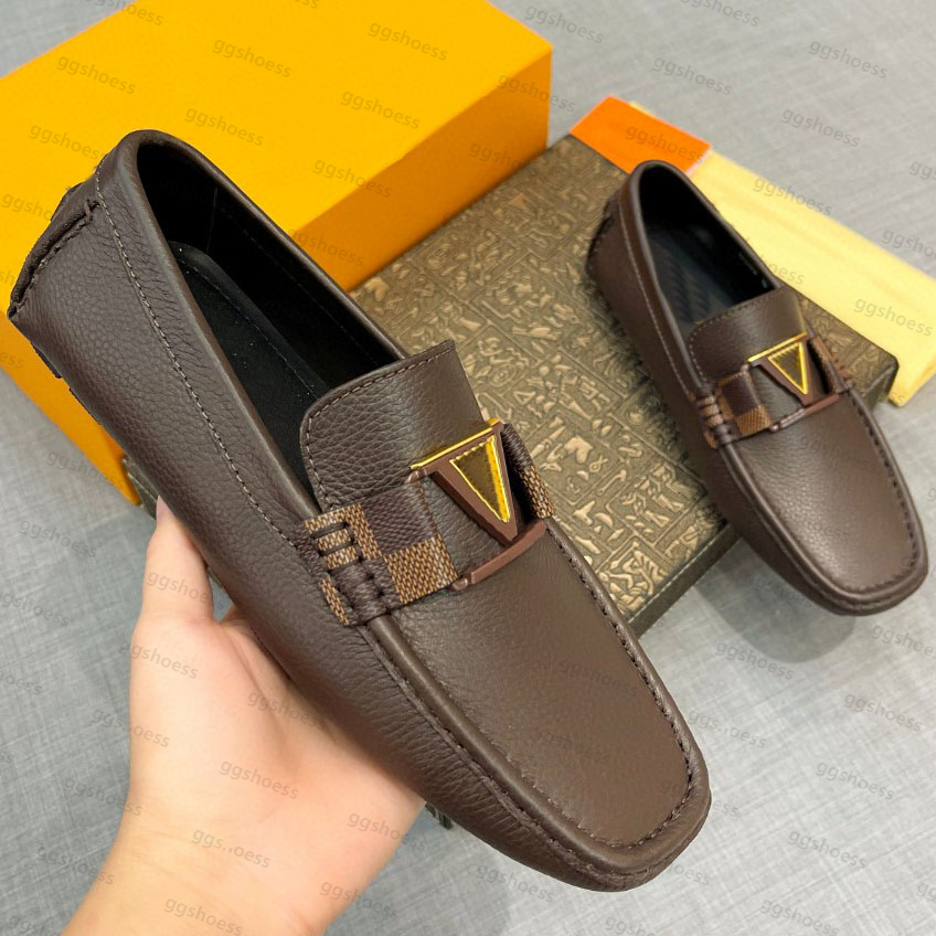 Designer Men Driver Moccasin Loafer Top Quality Luxury Leather Platform Mule Monte Carlo Moccasin Loafers Flat Office hoe
