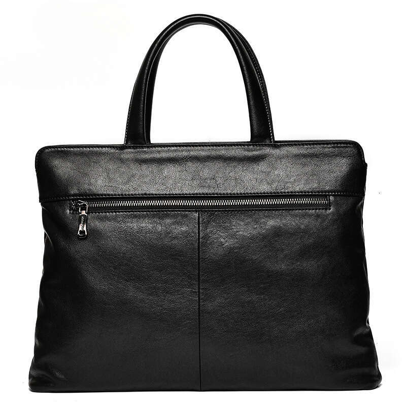 Luxury Handbag High End Feel Genuine Leather Business Casual Men s Single Shoulder Crossbody Briefcase Bag