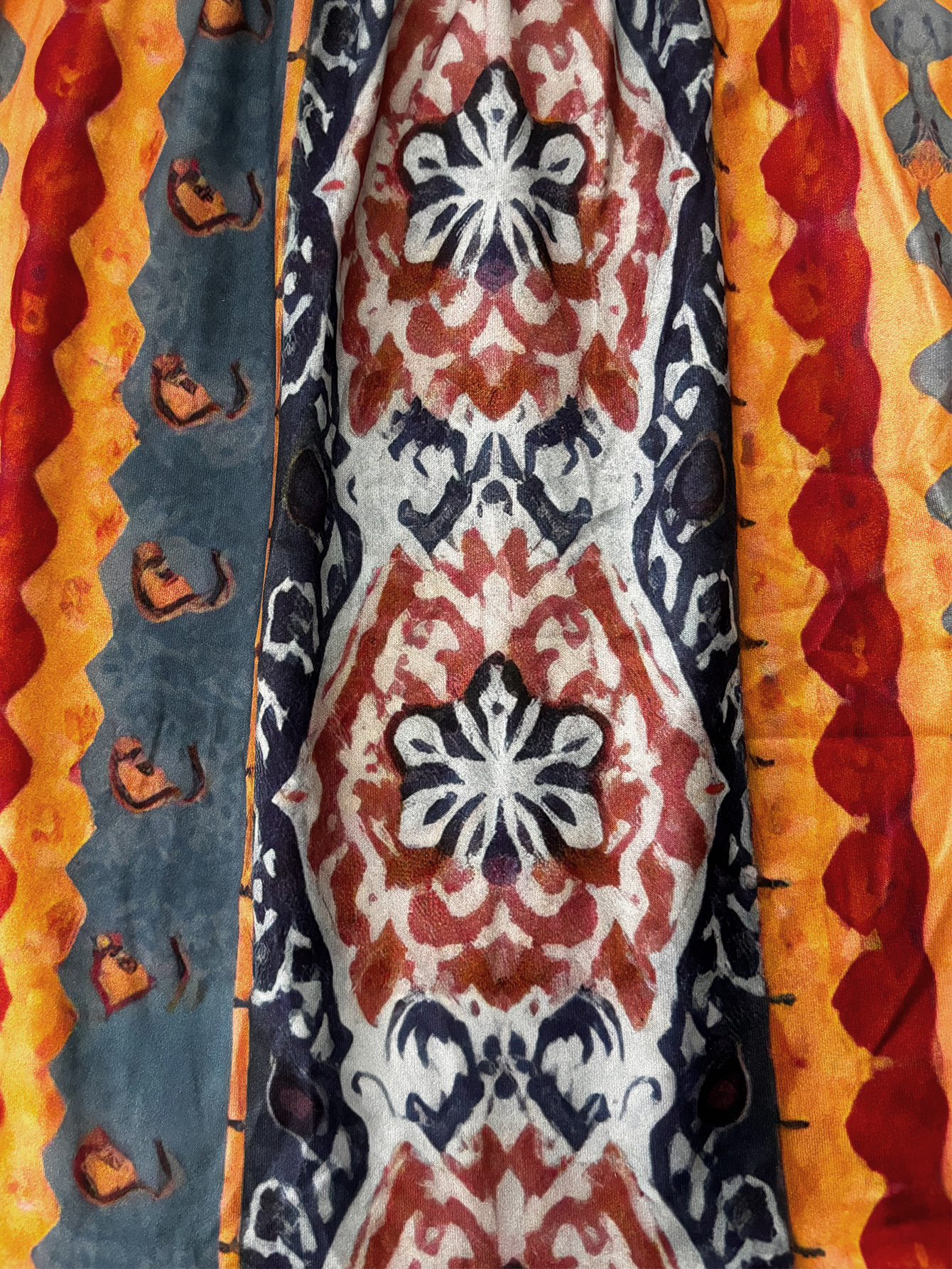 Women's Autumn Winter Retro Western Boho Dress - Flare Sleeve V-Neck Casual Fashion Dress-CF51156