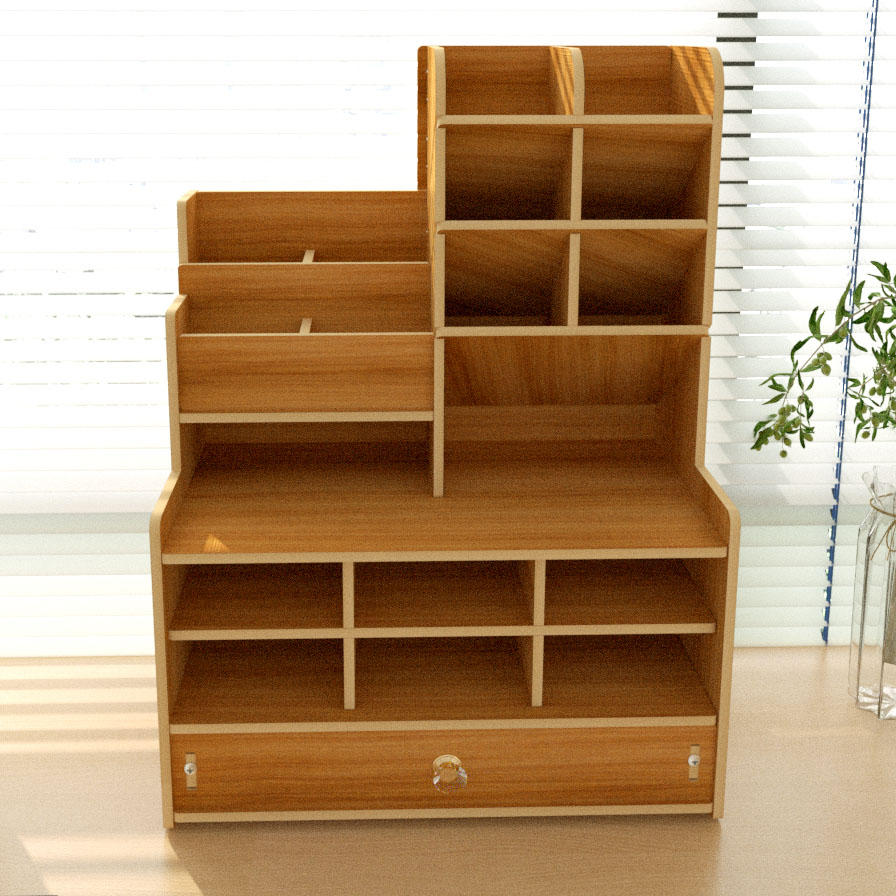 Versatile Desktop Storage Rack - Ideal for Organizing Files at Your Workspace