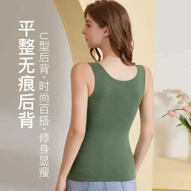 Women Camisole Winter Warm Thermal Underwear Tube Tops Sexy Tank Top Female SelfHeating Camis Vest Sleeveless Soutien Gorge T251018