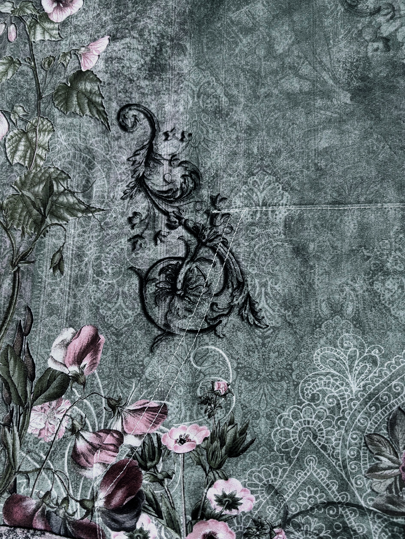 Women's Autumn Winter Floral Print Hoodie - Casual Fashion Versatile Pullover Sweatshirt-CF56011