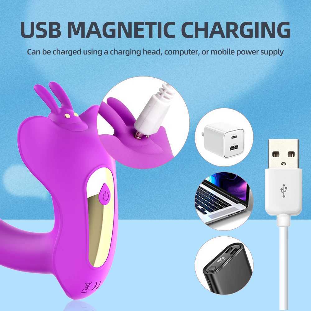 Wearable Dildo Vibrator Female Clitoral SuckingVagina Stimulate Sex Toy Remote Control Butterfly Vibrator Panty Sex ProductXJ251018