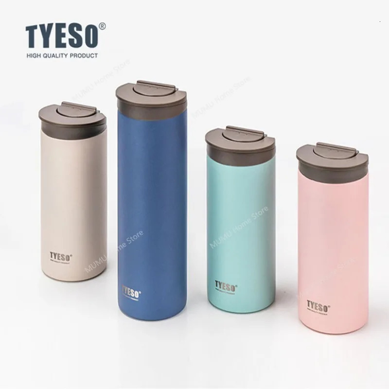 Tyeso 360500ML Stainless Steel Insulated Keeps Cold and Heat Thermal Mug Travel Coffee Cup LeakProof Vacuum Flasks 251017 W260226