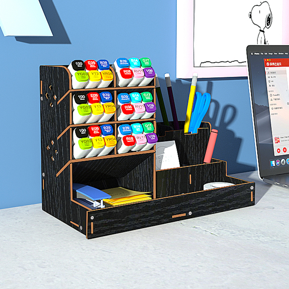Ergonomic Multi-Level Desktop Filing System - Durable Workspace Organization Solution