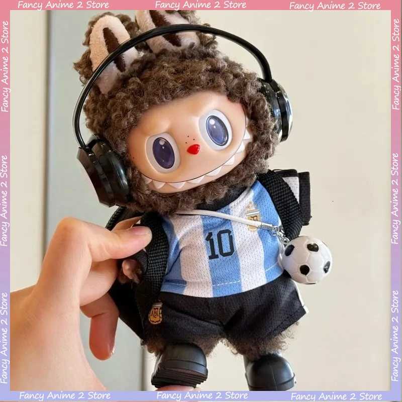 For 17cm Labubu Basketball Football Size 10 Clothing Doll DIY Sportswear Vinyl Pendant Doll Clothing Boys DIY Gift AccessoriesT251018