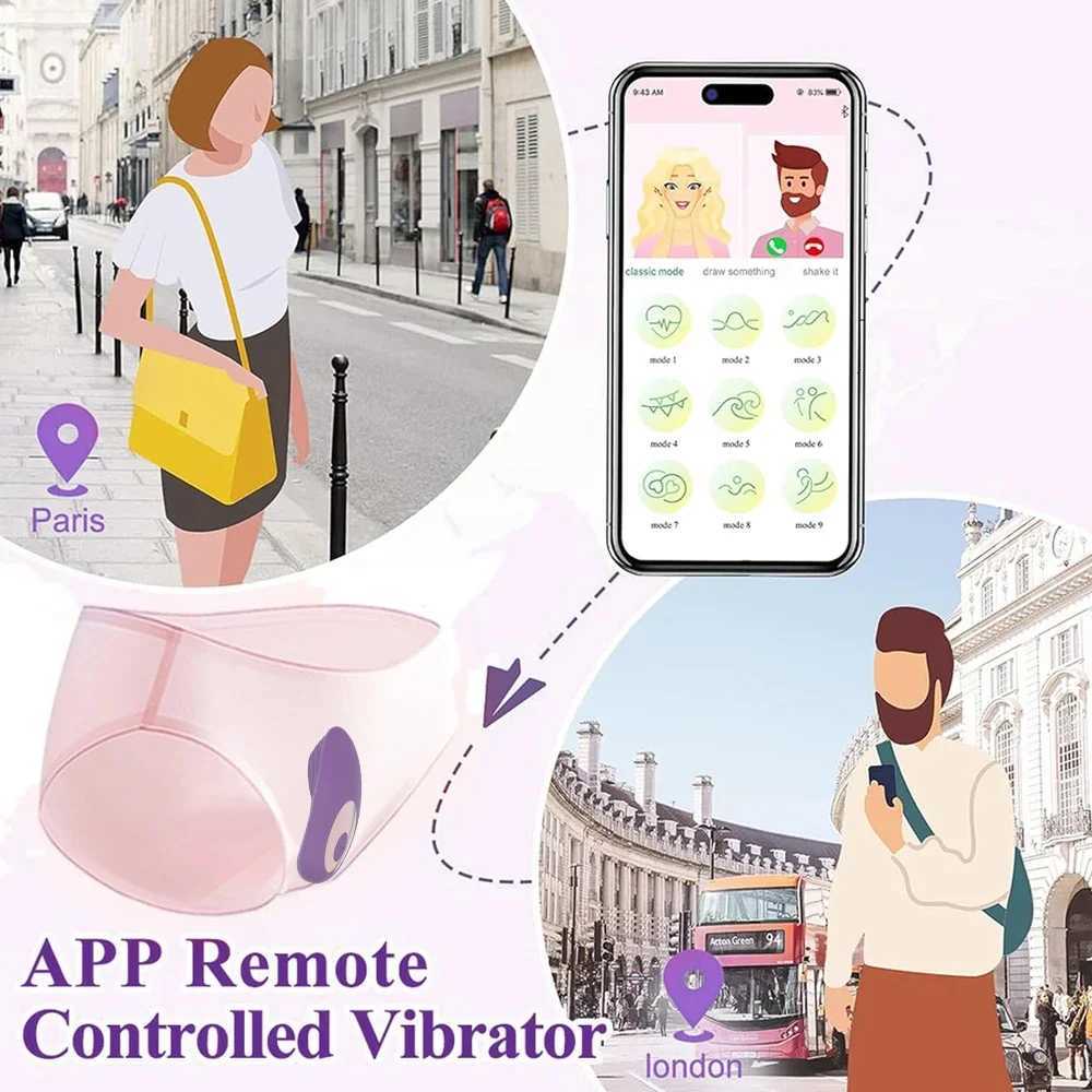 Butterfly Wearable Vibrator for Women Masturbator Wireless Remote Control Clitoris Stimulator Panties Orgasm Sex Toys for CoupleXJ251018