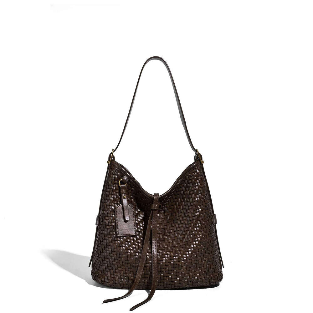 free shipping designer bags New Handmade Woven for Women Fashionable Versatile Shoulder Underarm Tote Bag Commuter Crossbody Handbag