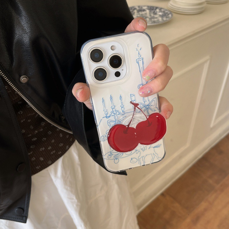 Ins Niche Creative Line Candlelight Dinner Suitable for iphone 17 Max Phone Case 16 Pro Simple 15 Women 14