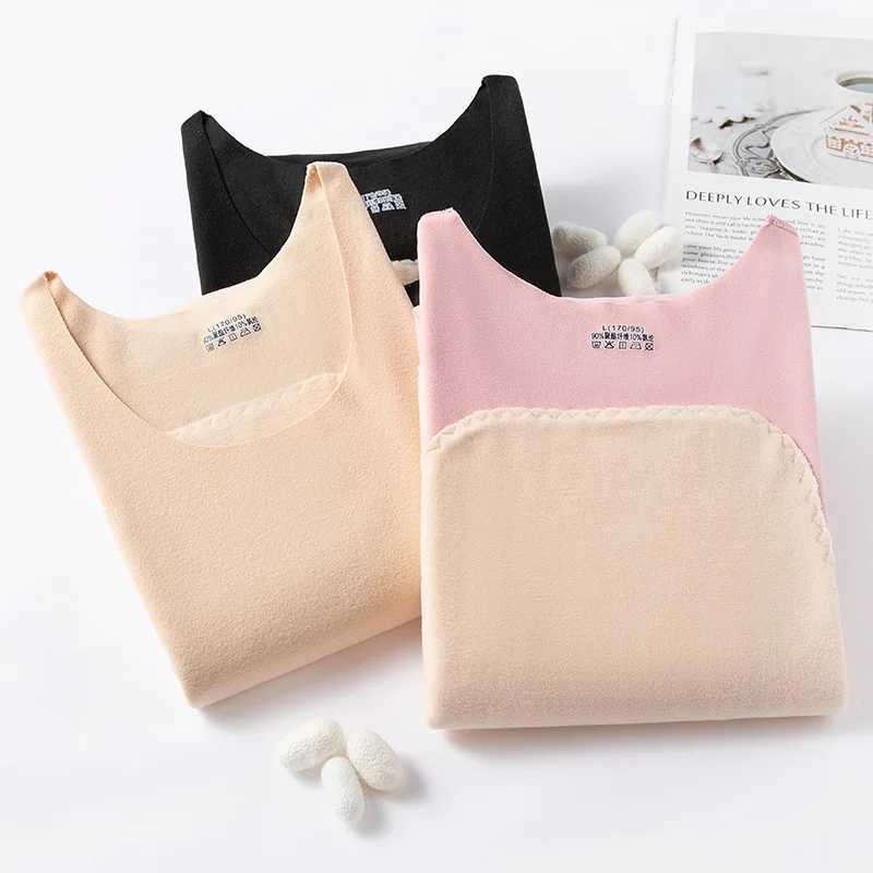 Autumn Winter Womens Patch Thickened Thermal Vest Casual Mens Sexy Winter Thermals Tank Top Heating Tops Warm Gym Fitness Shirt T251018