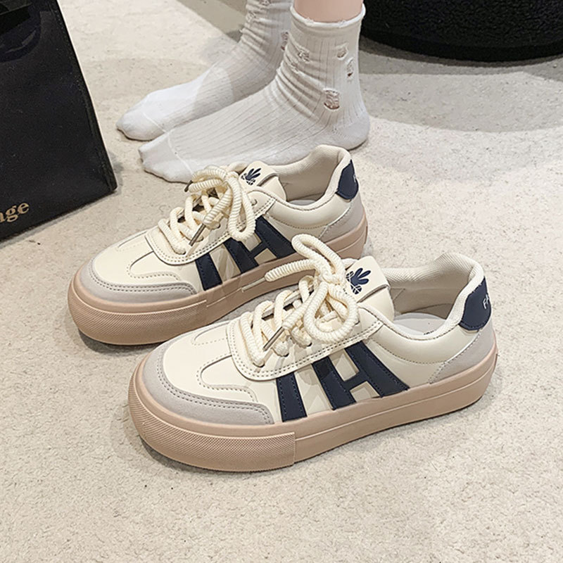 Free shipping designer shoes Dad's shoes with velvet new spring and autumn versatile sponge cake thick sole height increasing Reliable white plai