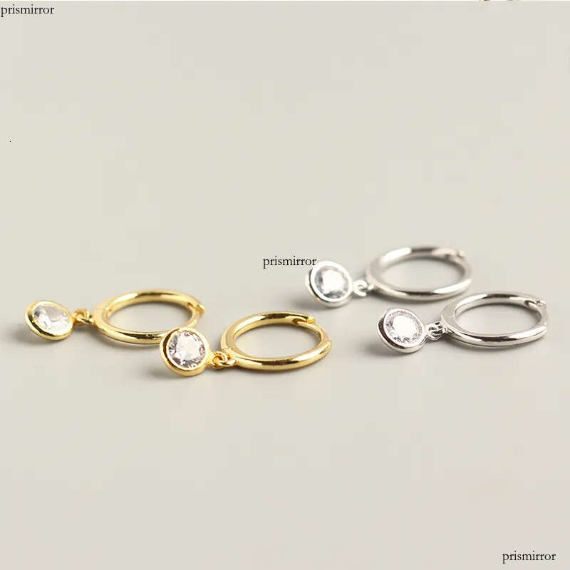 DJMAX 1CT for Women Top Original Sterling Sier Lady's Moissanite Dia Hoop Earrings New 2023