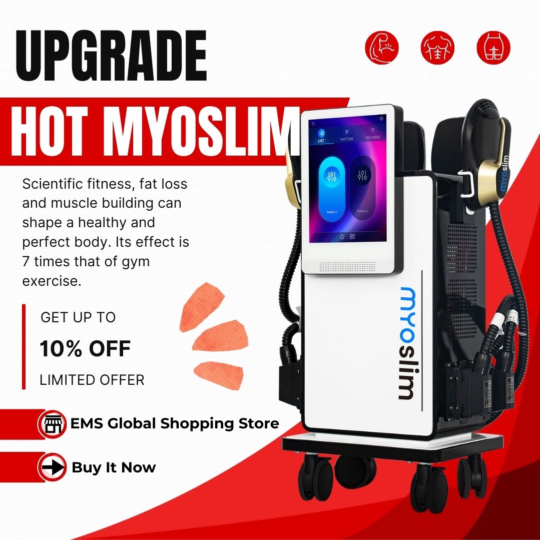 MYOSlim PRO Slimming NEO RF Sculpt Therapy Machine 15 Tesla 6500W Nova Body Shape EMS Pelvic Floor Muscle Stimulate Equipmen