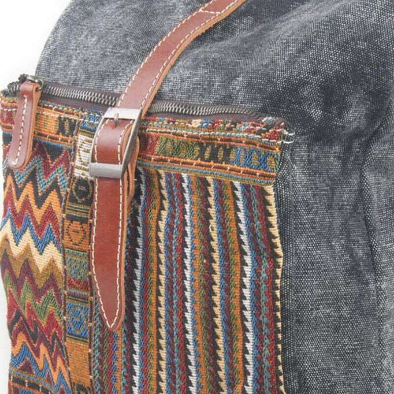Designer Bags Vintage Canvas Backpacks For Women Denim Travel Bags Girls Fashion Schoolbags Female Casual Rucksacks Ethnic Bag Luxury Bag