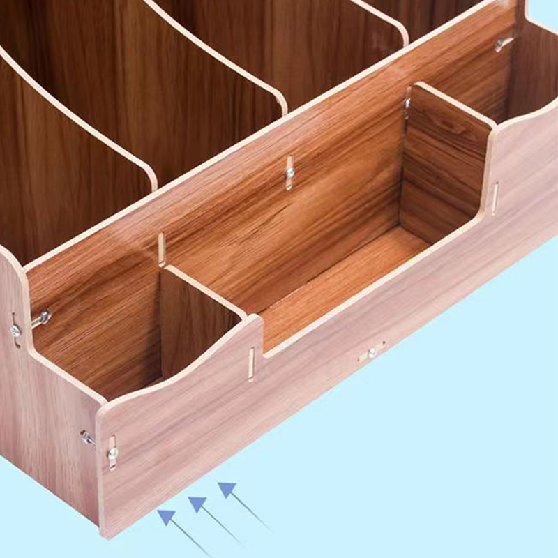 Home Multi-Level Desk Organizers with Drawers Modern Stationery & Document Rack